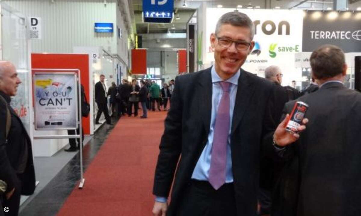...um hochkarätige Interviewgäste wie Microsoft-Chef Dr. Christian P. Illek zu erleben, der sich anschließend noch etwas Energie