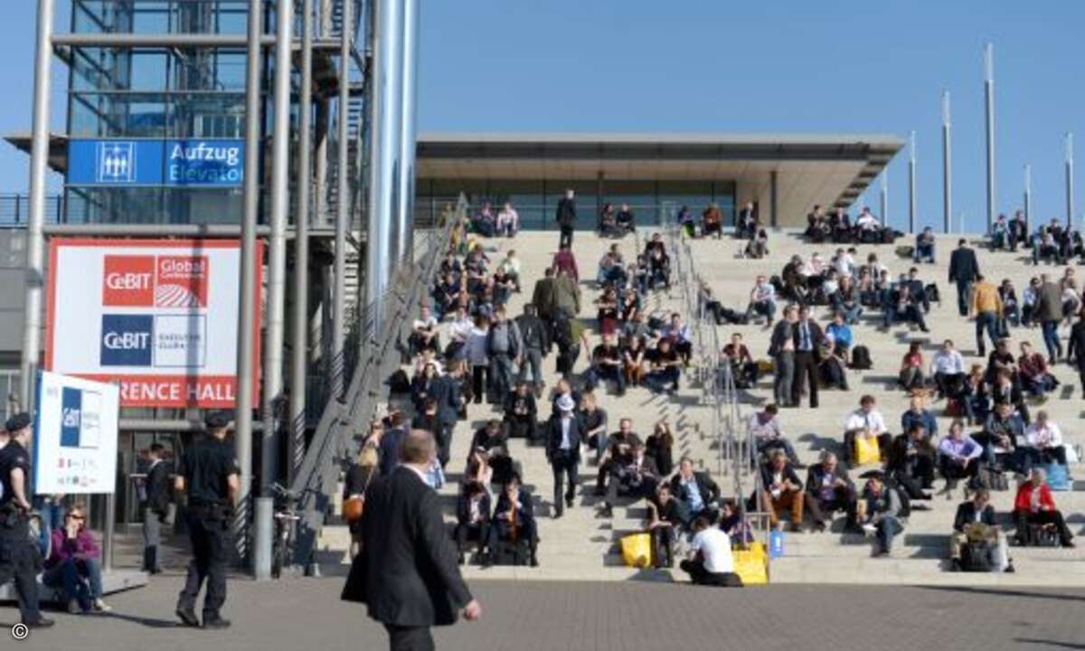 ... und die CeBIT zeigte sich wieder von ihrer besten Sonnenseite. (Bild: Deutsche Messe AG)