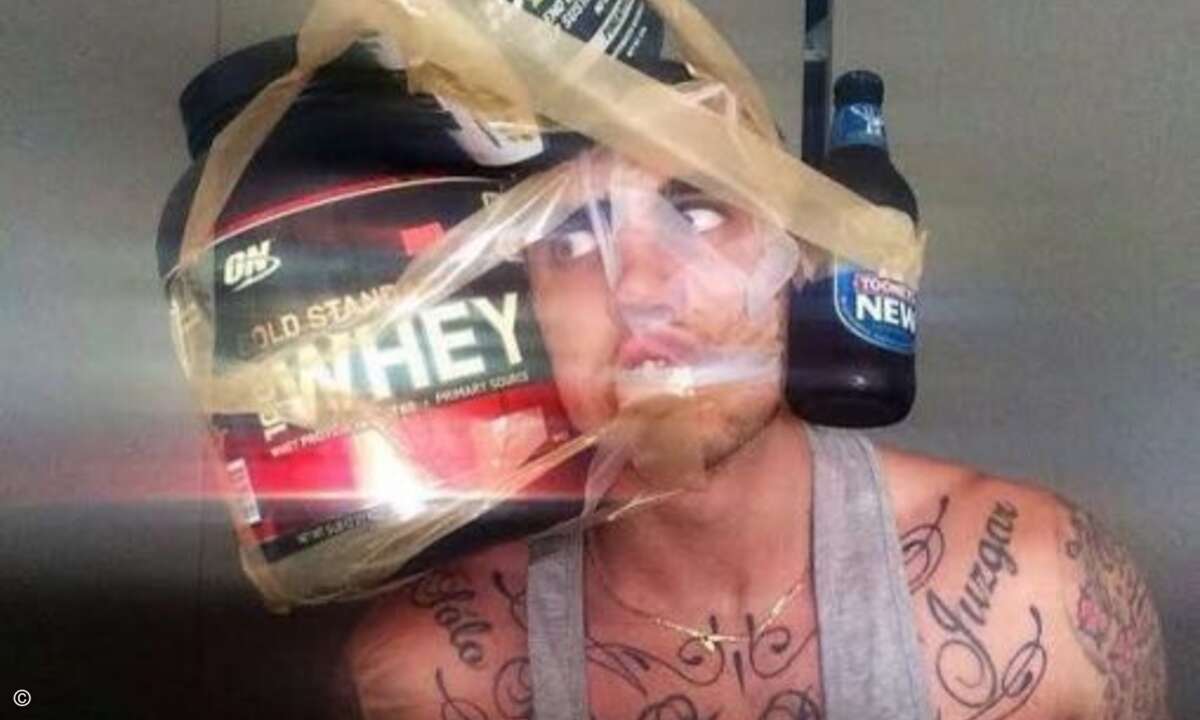 Und auch das Lounchpaket mit Bier und Ergänzungsmitteln ist geschnürt (Foto: Twitter)