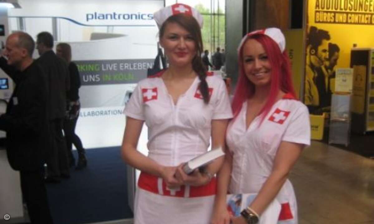... und Krankenschwestern um Aufmerksamkeit (Bild: CRN)