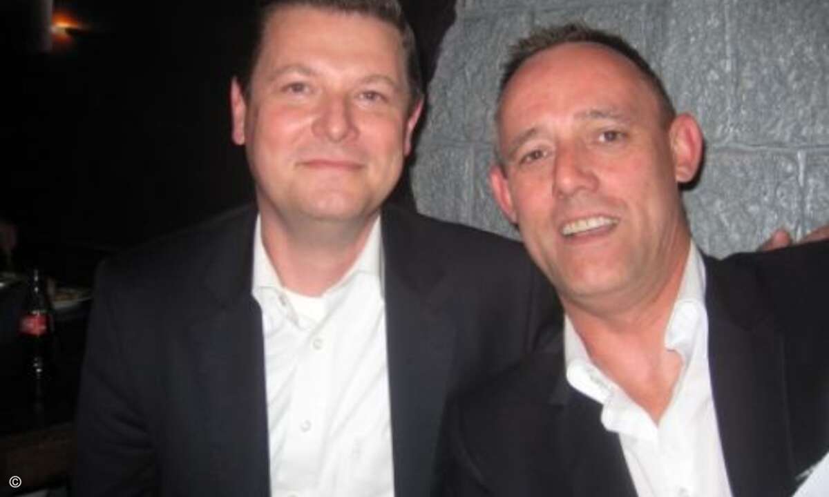 Reiner Schwitzki mit Tarox-Vorstand Bernd Tillmann (Bild: CRN)