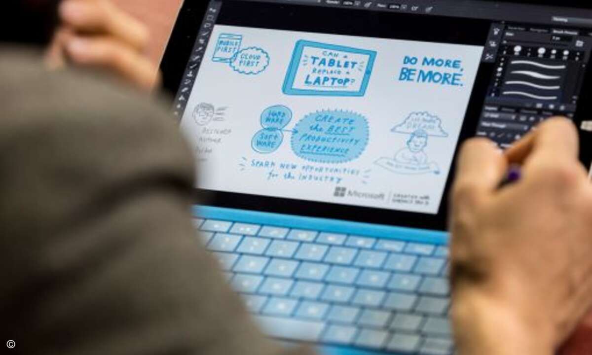 Selbst das anspruchsvolle Klientel der Grafiker soll jetzt besser bedient werden. (Bild: Microsoft)