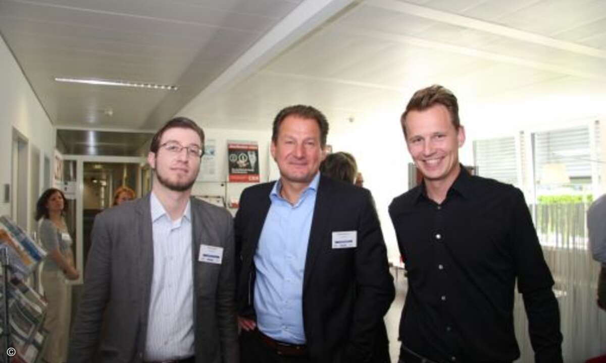Roland Messmer (LogRyhtm) wartet auch schon (Bild: CRN)