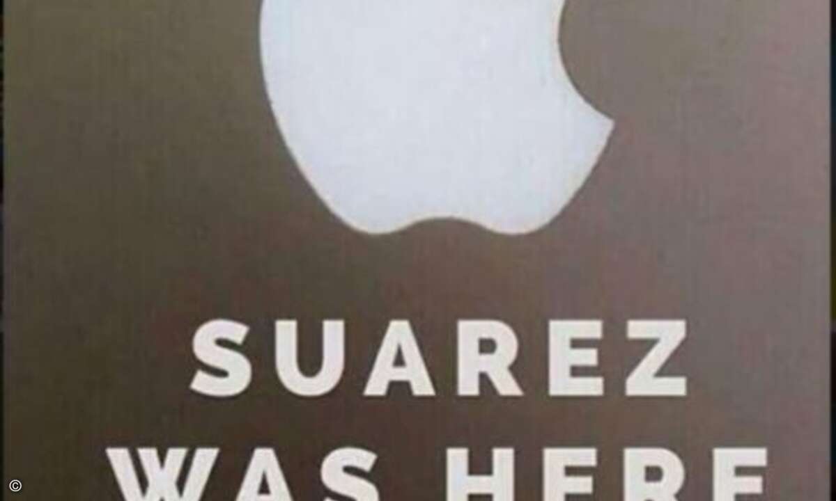 Das Rätsel um das Apple-Logo ist gelöst. (Quelle: Twitter)