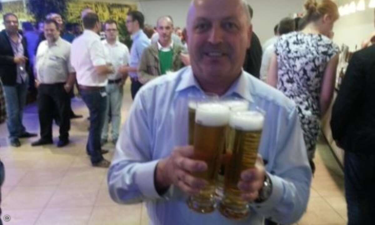 Für Bier-Nachschub war stets gesorgt (Bild: CRN)