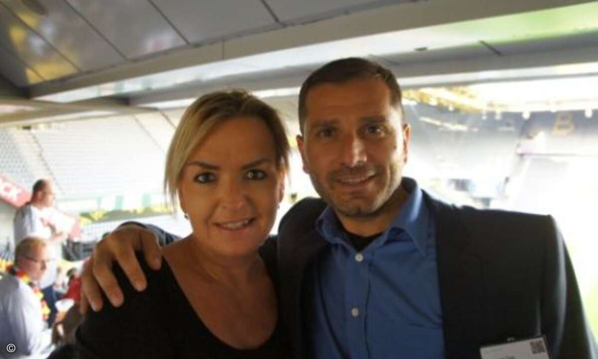 Caroline Schlüter (CRN) und Amanuel Dag von Context (Bild: CRN)