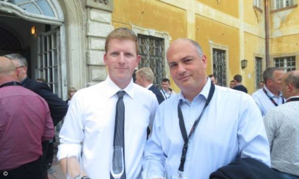 Dan Shrung (Harel) und Deron Zuberman (E&M Company)