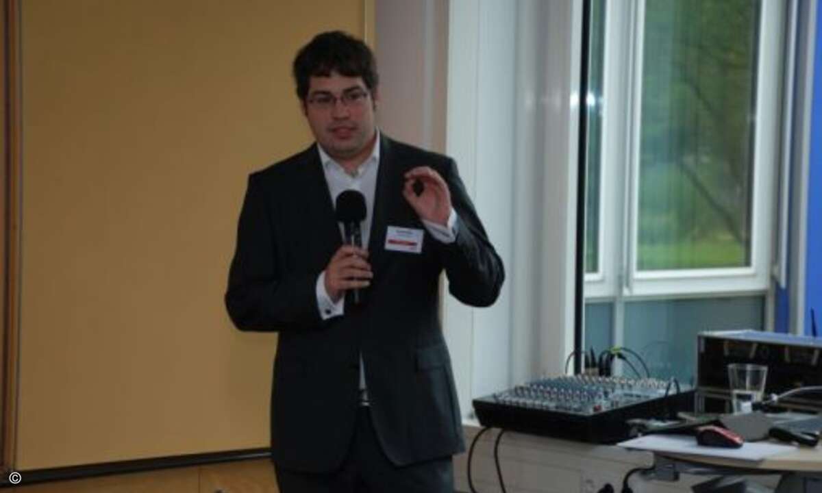 Erster Referent des Cloud-Workshops war Patrick Blitz von Weptun. (Foto: CRN)