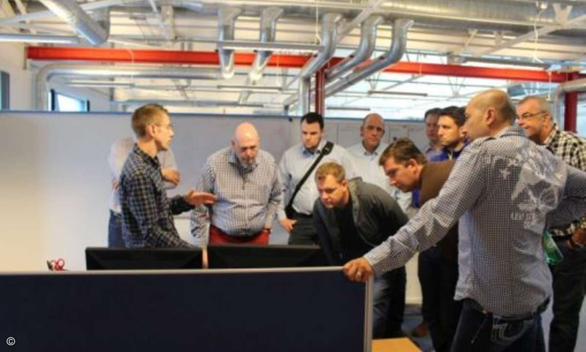 Hier laufen Supportanfragen bei GFI Max auf. Das sehen sich die acmeo- Partner aus der Nähe an. (Foto: Acmeo)