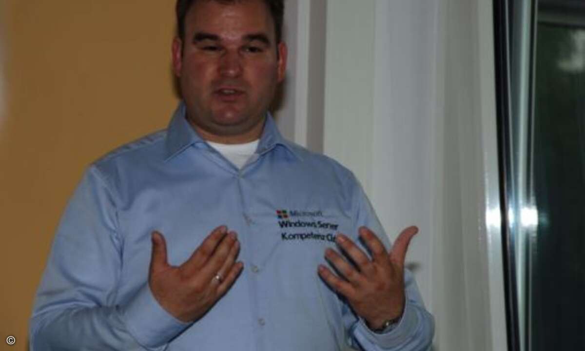 Manfred Helber, Microsoft Senior PreSales Consultant, referierte über SBS Alternativen für Fortgeschrittene. (Foto: CRN)