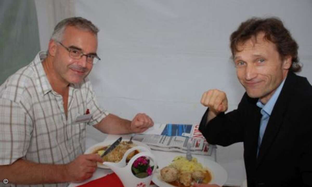 Neben dem leckeren Essen ... (Foto: CRN)