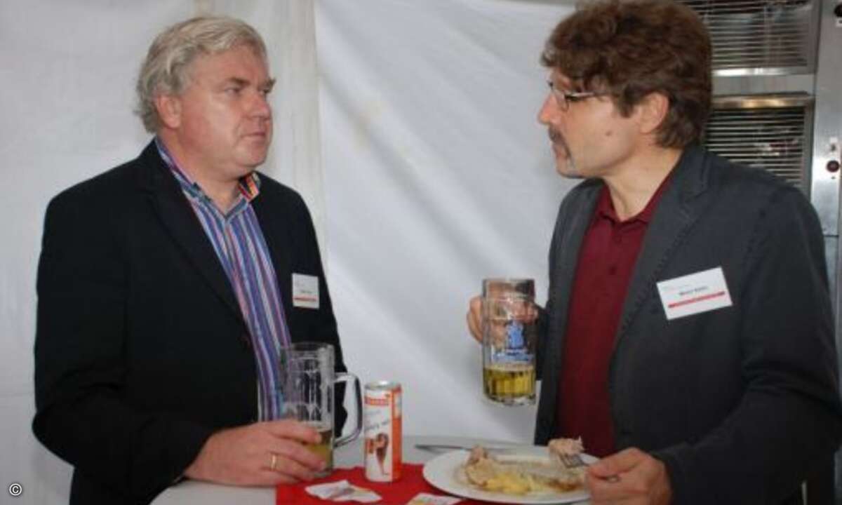 .. die Gelgenheit zum Networking. (Foto: CRN)