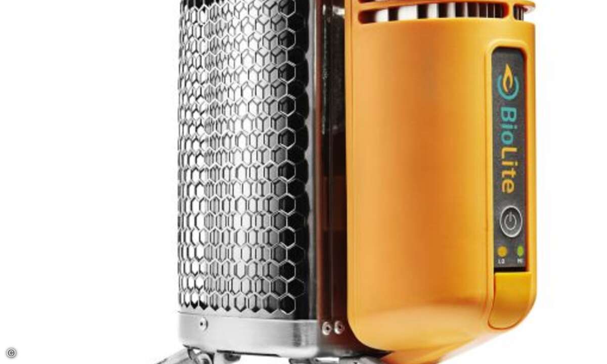 Mit dem BioLite CampStove kommt noch ein Brenner dazu... (Foto: BioLite)