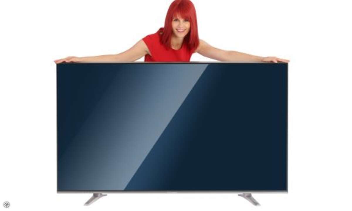 So weit das Auge reicht: TechniSat Digital TechiTwin JS10 UHD TV mit 65 Zoll (Foto: IFA)