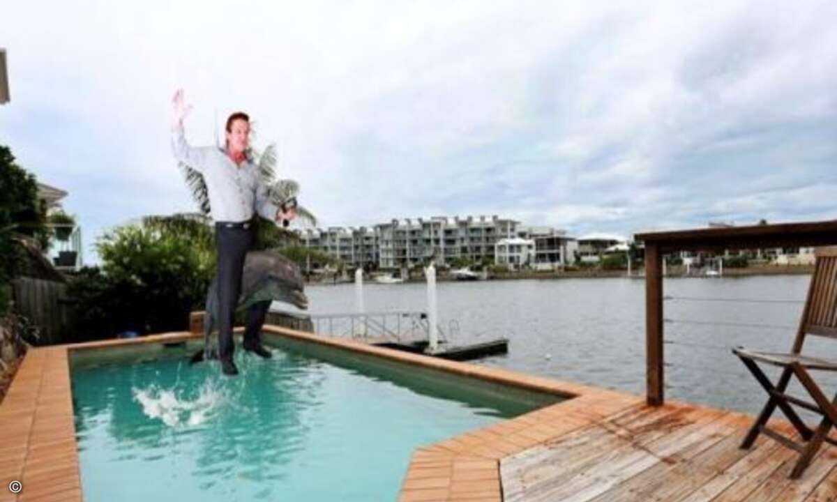 Auch sehr beliebt: Die Bilder von etwas drögen Immobilien mit Photoshop etwas aufbessern. Allerdings sollte man es dabei nicht zu sehr übertreiben... (Bild: Screenshot, terriblerealestateagentphotos.com)