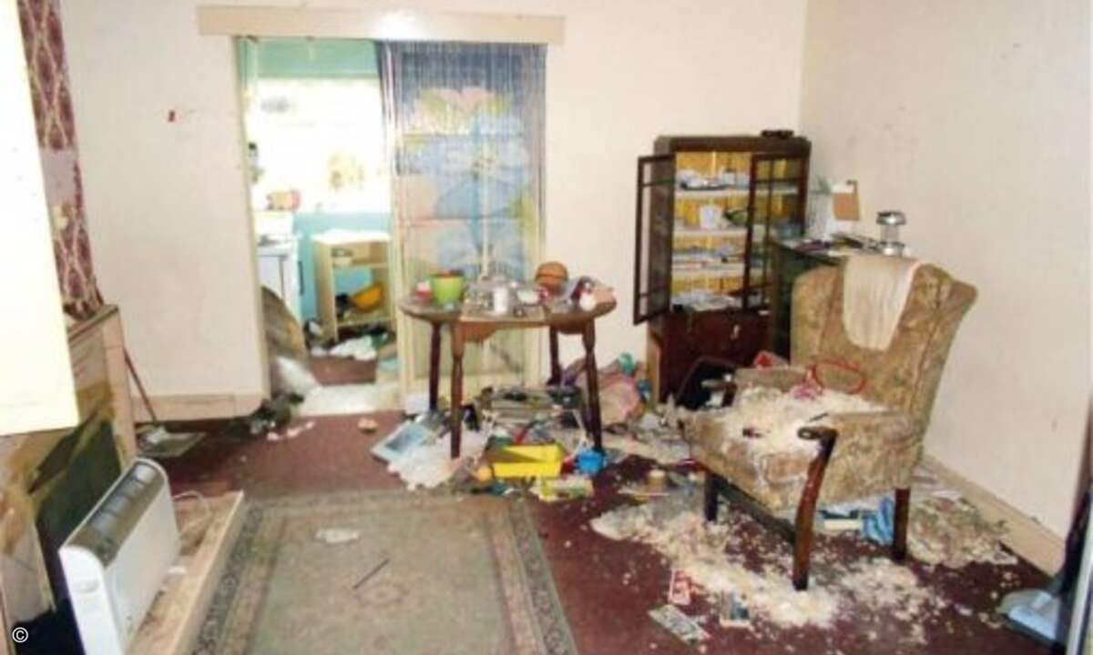 Dieses Objekt dürfte besonders auf ausgewachsene Messies richtig heimelig wirken. (Bild: Screenshot, terriblerealestateagentphotos.com)