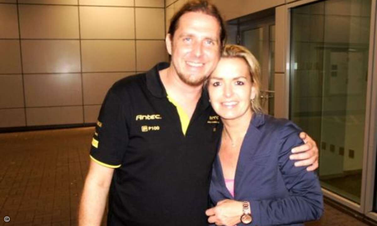 Blieben bis zum Schluss: Jens Enders (Antec) und Carolin Schlüter (CRN) (Bild: CRN)