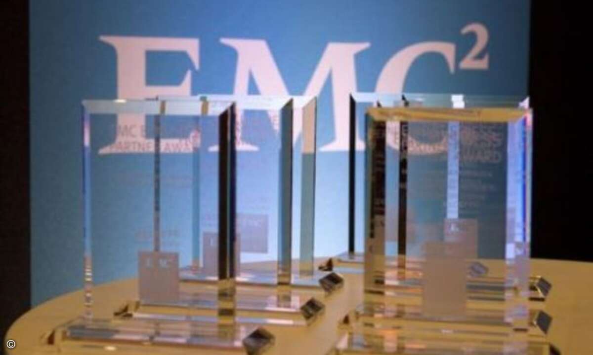 Die Partner Awards stehen für die Verleihung bereit