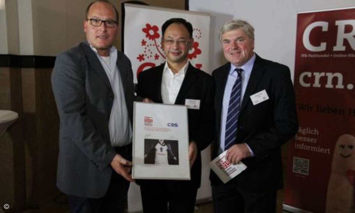 Platz 22: COS (Note 2,15)/ Christoph Runge und Werner Dao von COS (Bild: CRN)