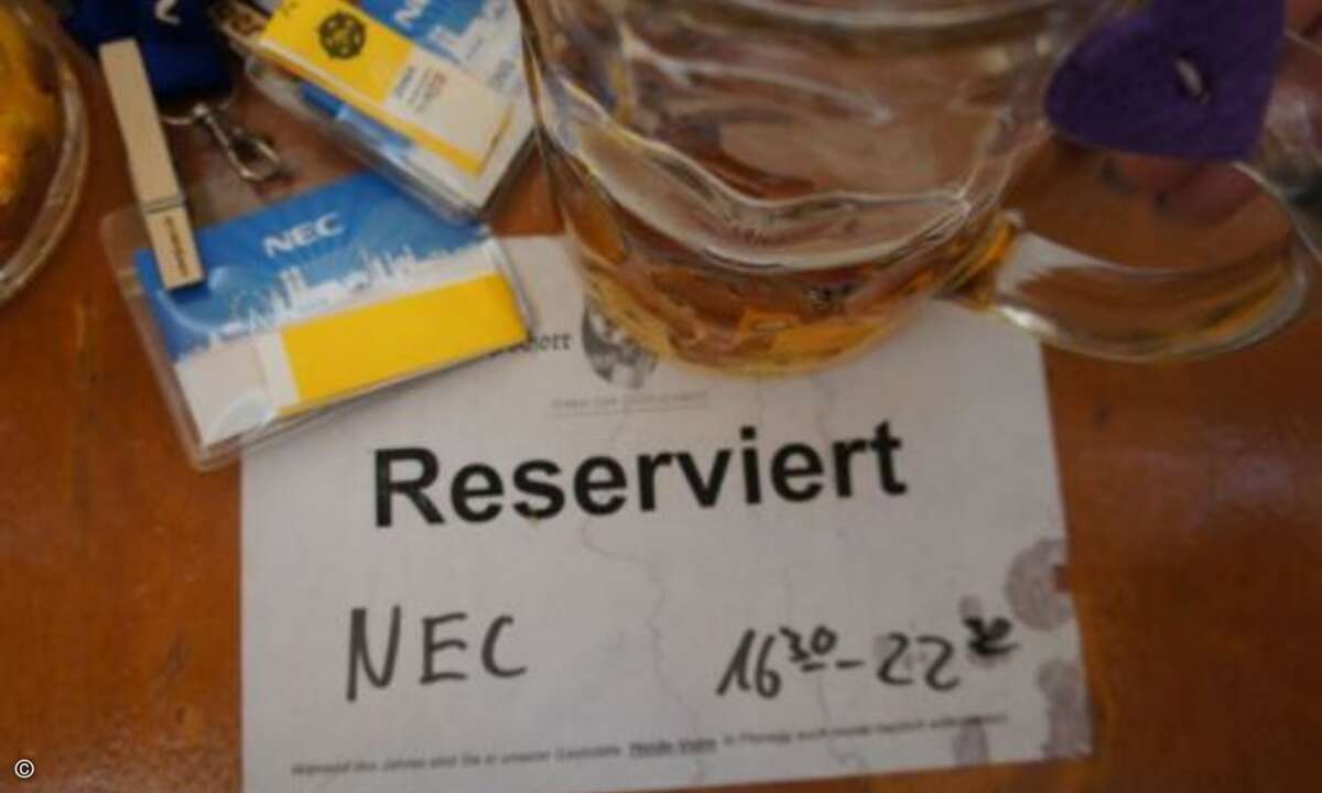 Im Pschorr Bräurosl ludt NEC zur Wiesn (Foto: CRN)