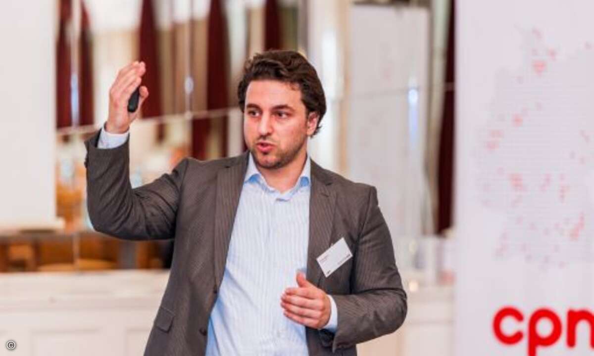 Hasan Afyon von Xerox klärte über die neueste ConnectKey-Technologie des Druckerherstellers auf (Bild: CPN)