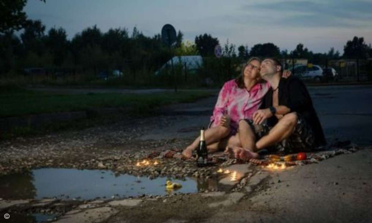 Wer braucht schon einen See für ein bisschen Romantik? (Foto: Bored Panda)
