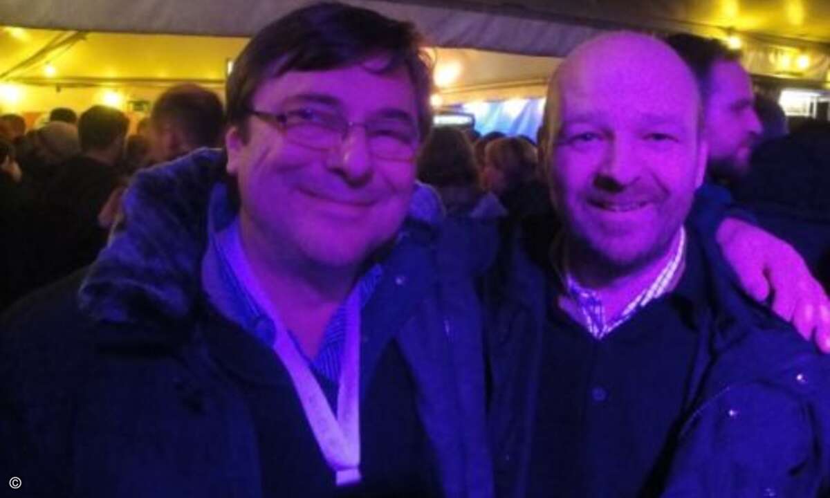 Frank Müller (MBM Computer und Also Network-Beirat) mit Alsos Finanzexperten Stefan Wisst (Bild: CRN)