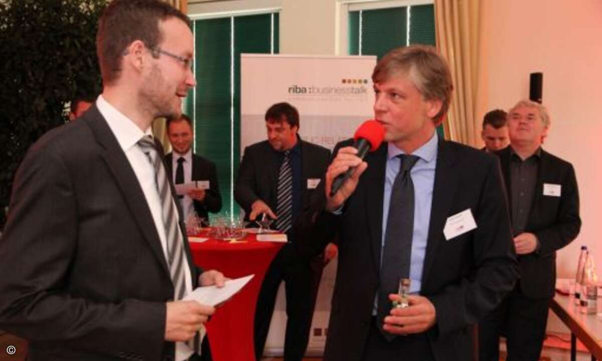 Bevor Maik Wetzel von Eset seinen Preis zurücktragen konnte, musste er noch eine der obligatorischen Fragen beantworten