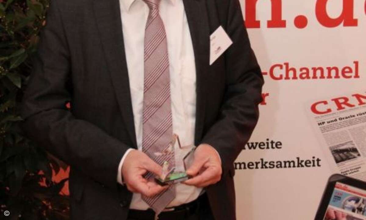 In der Kategorie Monitore und Beamer räumte unter anderem Lutz Hardge von AOC/MMD ab