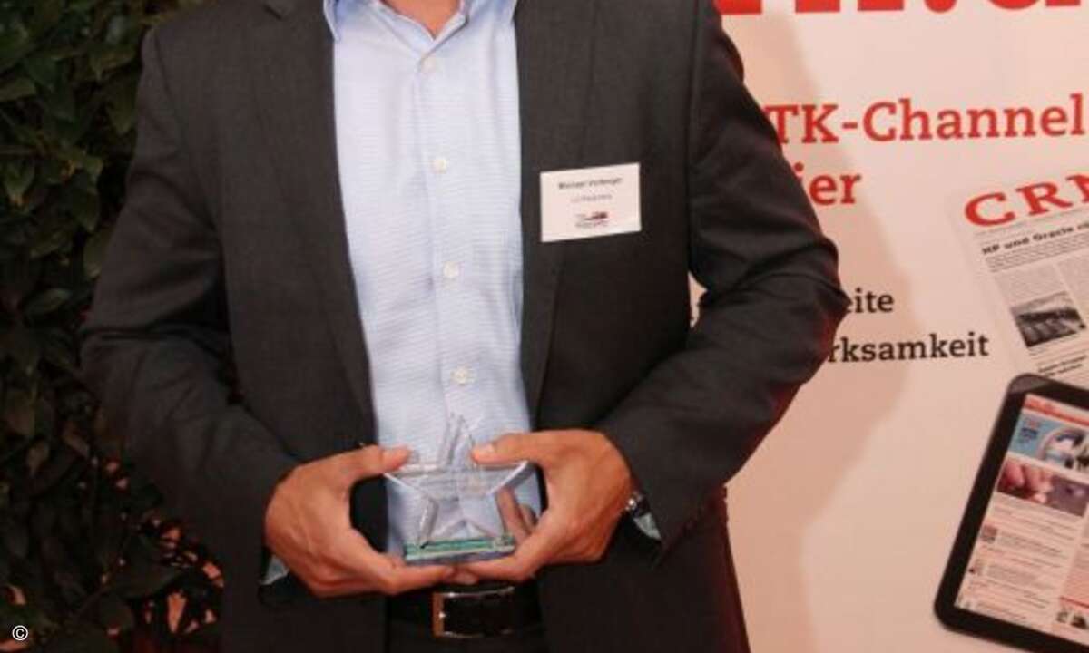 ...genauso wie Michael Vorberger von LG, herzlichen Glückwunsch