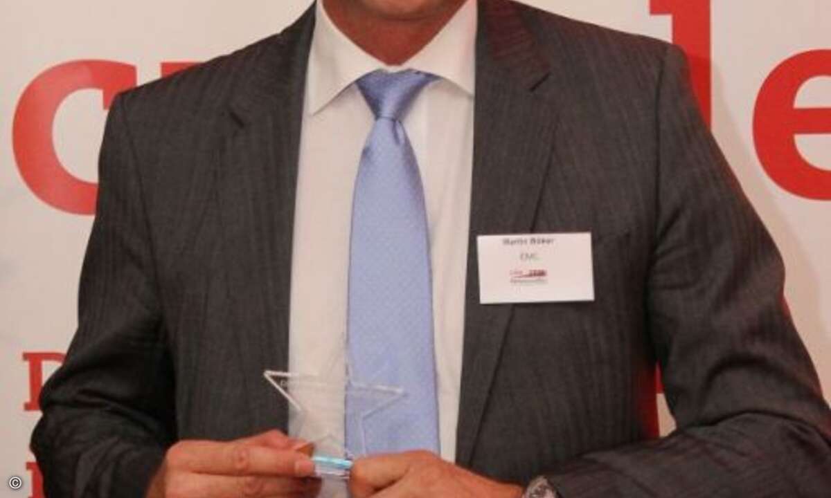 Auch Martin Böker von EMC erhielt einen der Sterne in der Kategorie Storage