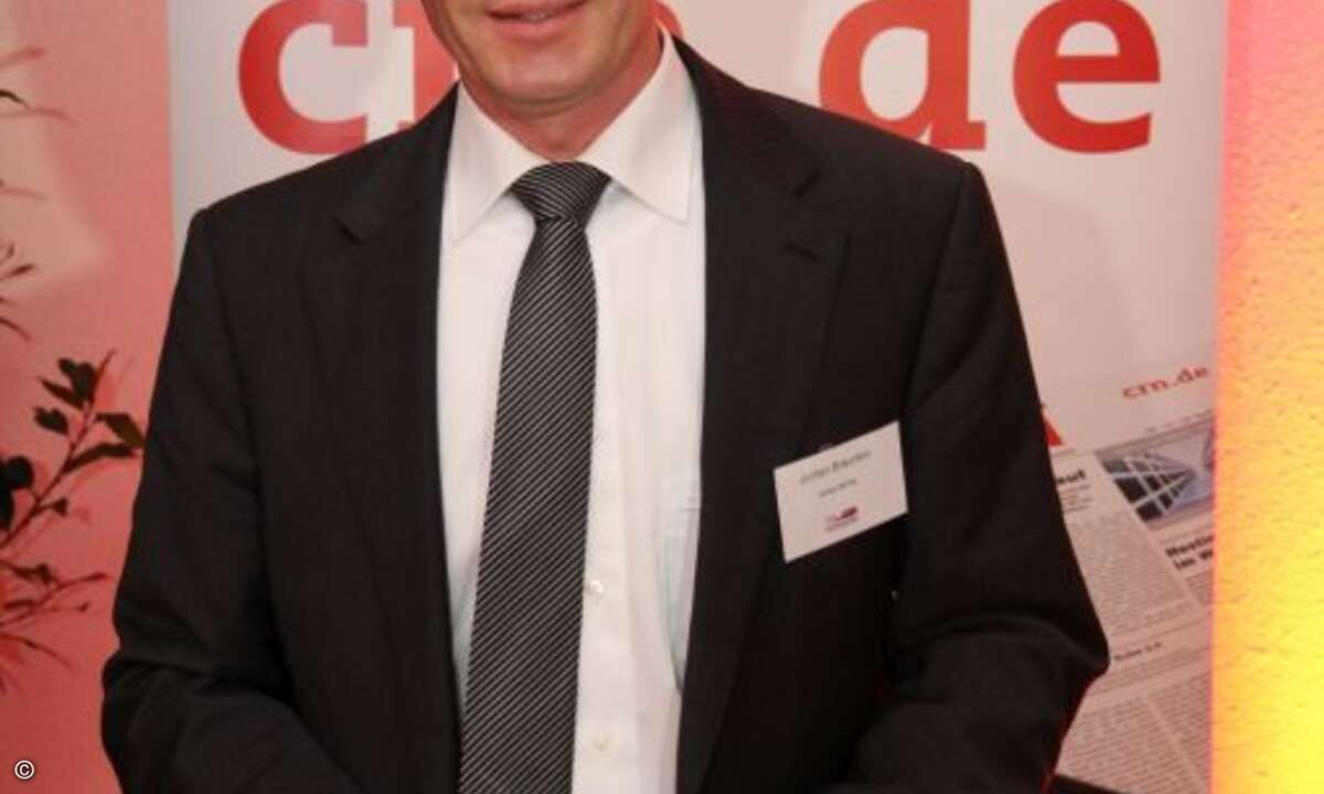 Für Franken hält Jochen Bräunlein von Bintec Elmec die Fahne der Channel-Champions nach oben