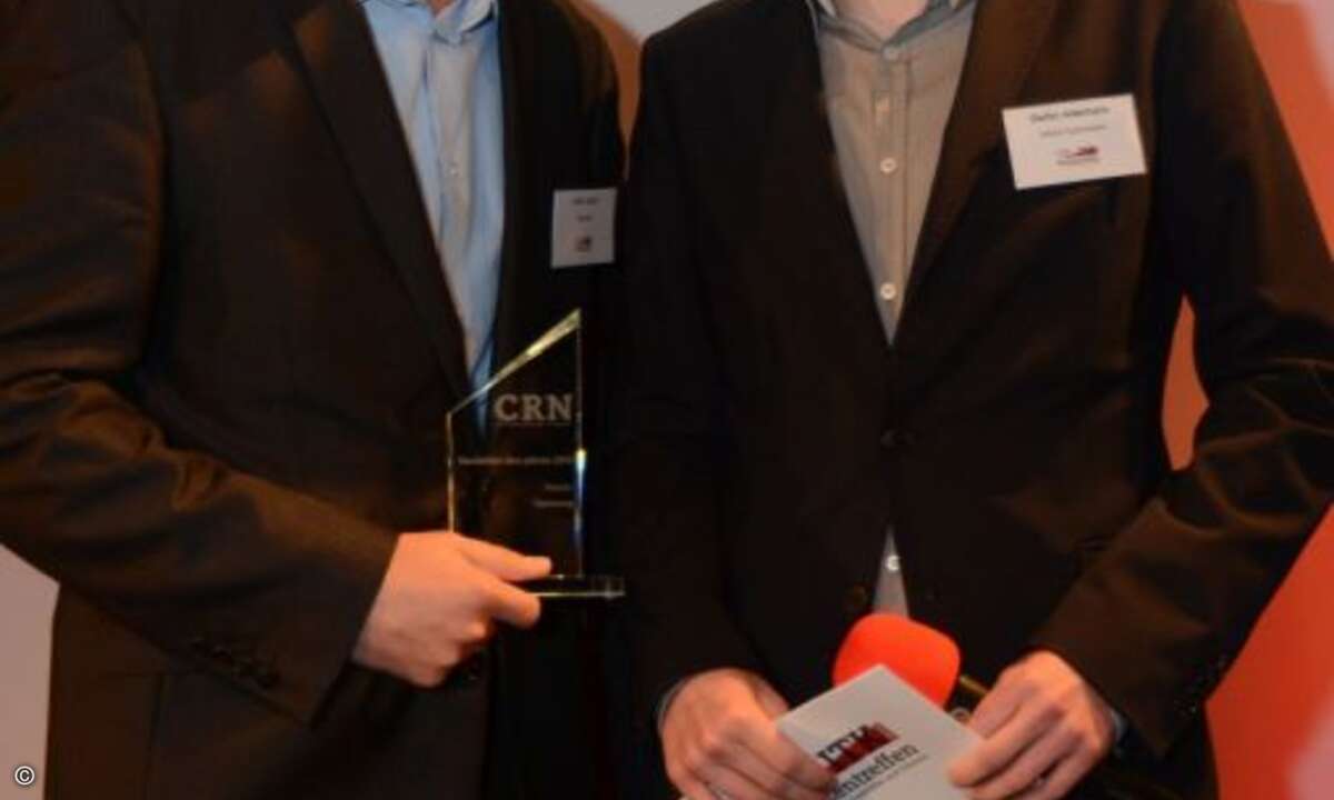 Sichtlich erfreuter Gewinner in der Kategorie Displays war jedoch Anton Jakob von Samsung