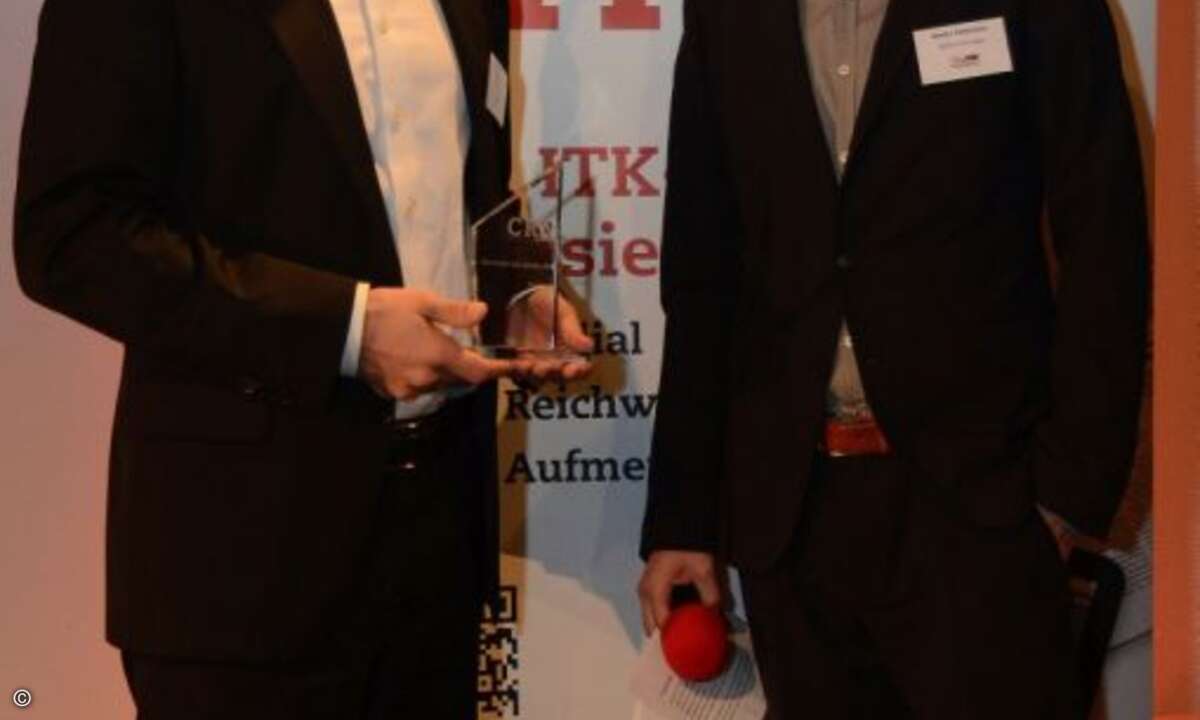 Den Sieger-Award der Projektoren-Hersteller bekam allerdings Dominic Mein von BenQ