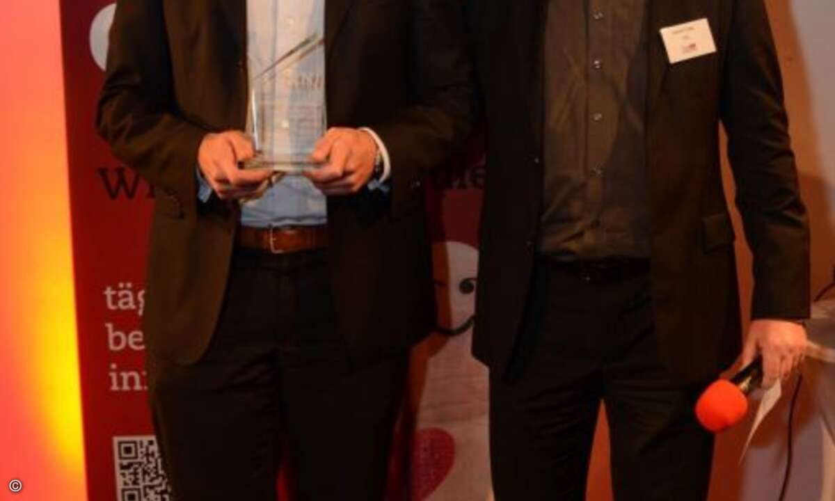 Peter Goldbrunner kam für Citrix an den Chiemsee und ging als glücklicher Award-Gewinner in der Kategorie Business-Software