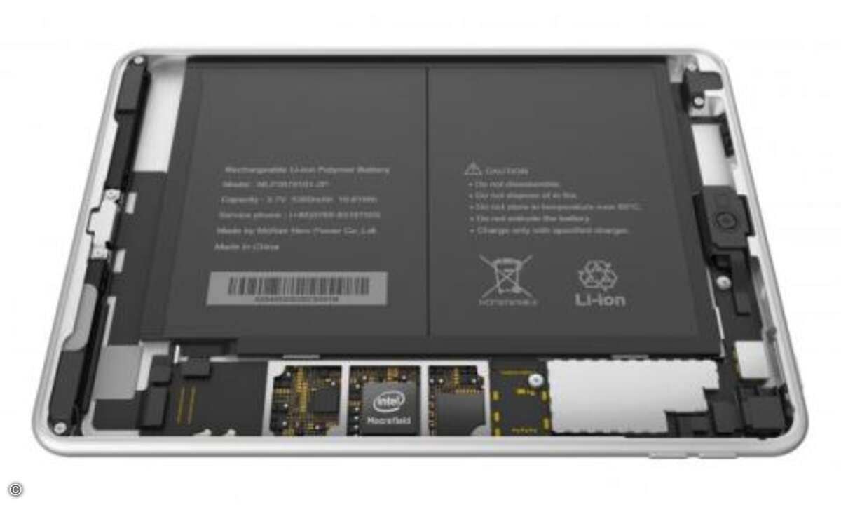 Der Akku des Nokia N1 ist fest verbaut (Foto: Nokia)