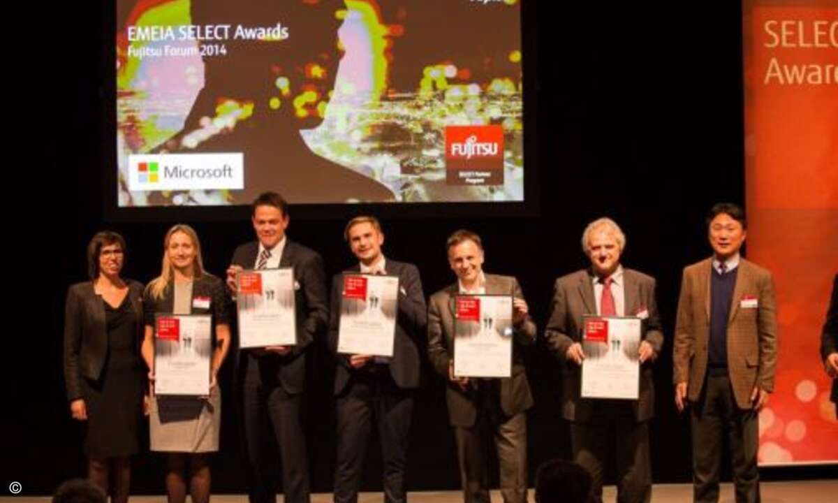 Auf dem Fujitsu Forum 2014 wurden die besten Partner des Herstellers ausgezeichnet (Foto: Fujitsu)