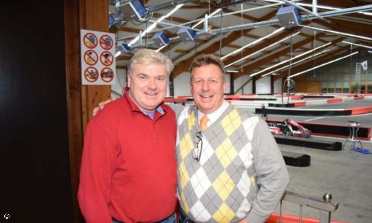 CRN-Chefredakteur Martin Fryba mit Jürgen Kirchmann von Gigamon (Foto: CRN)