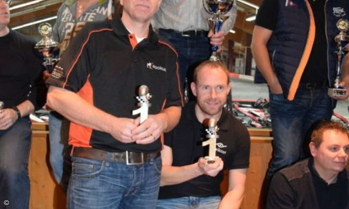 Das Siegerteam »Slow Speedy«: Klaus G. Meckel von Sysob (oben), Christian von Hoesslin von Ruckus Wireless (links) und Markus Auer von ForeScout (Foto: CRN)