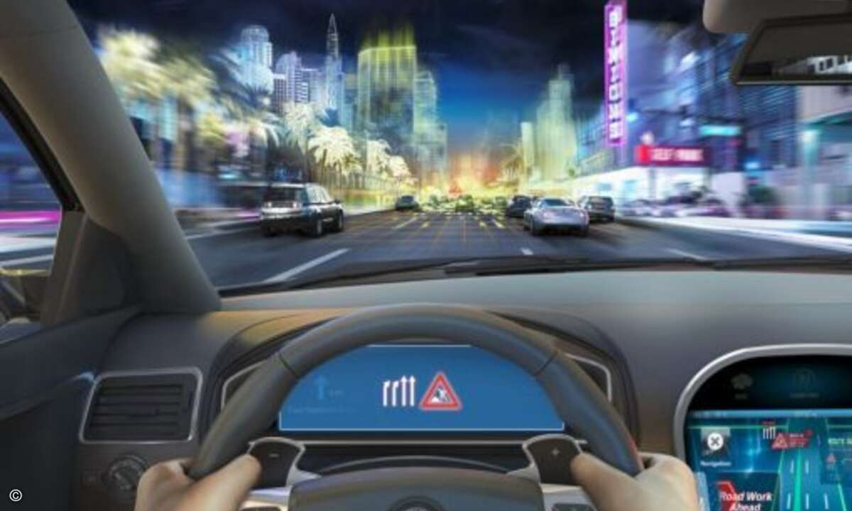 Dynamischer eHorizon: Auf der CES in Las Vegas macht Continental die Cloud zum Fahrzeugsensor (Bild: Continental)