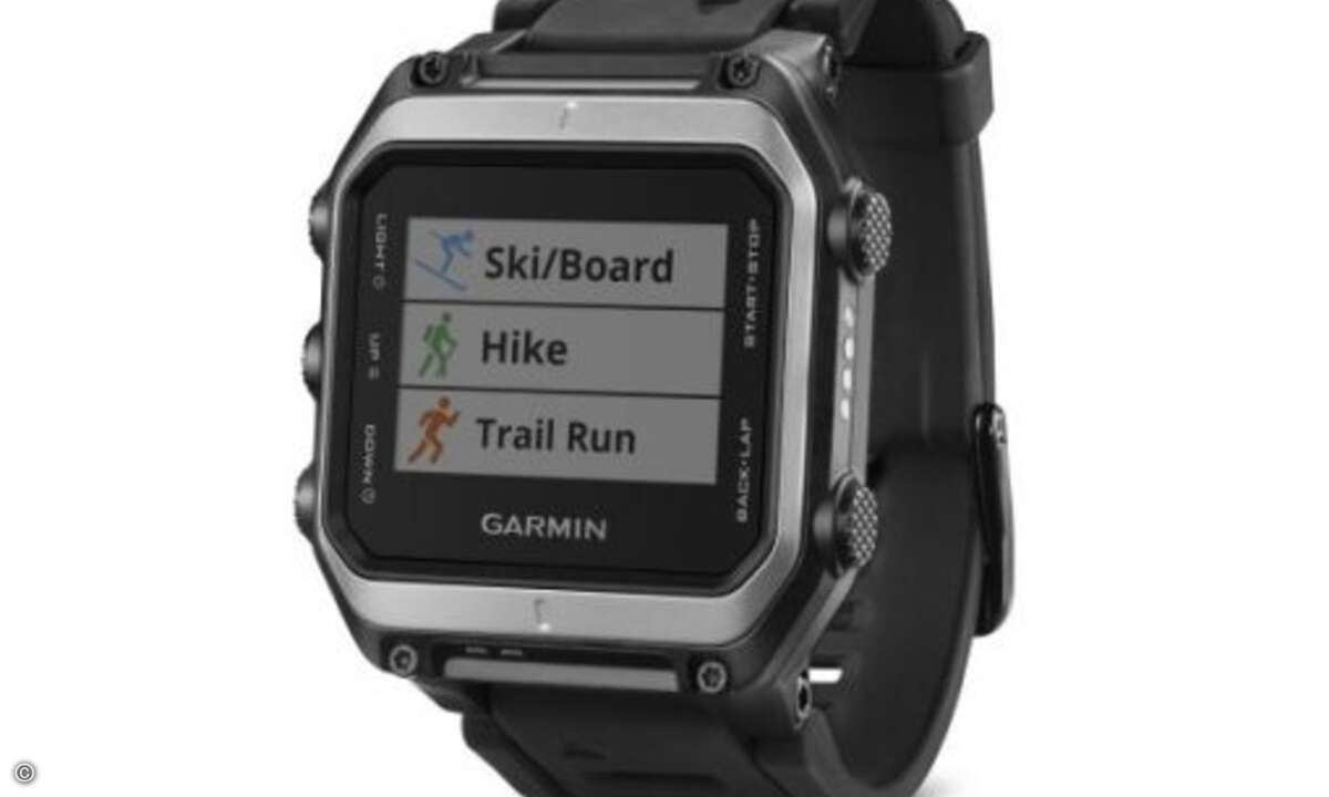Darüber hinaus bietet sie die gewohnte Erfassung von Bewegungsdaten für verschiedene Sportarten. (Foto: Garmin)