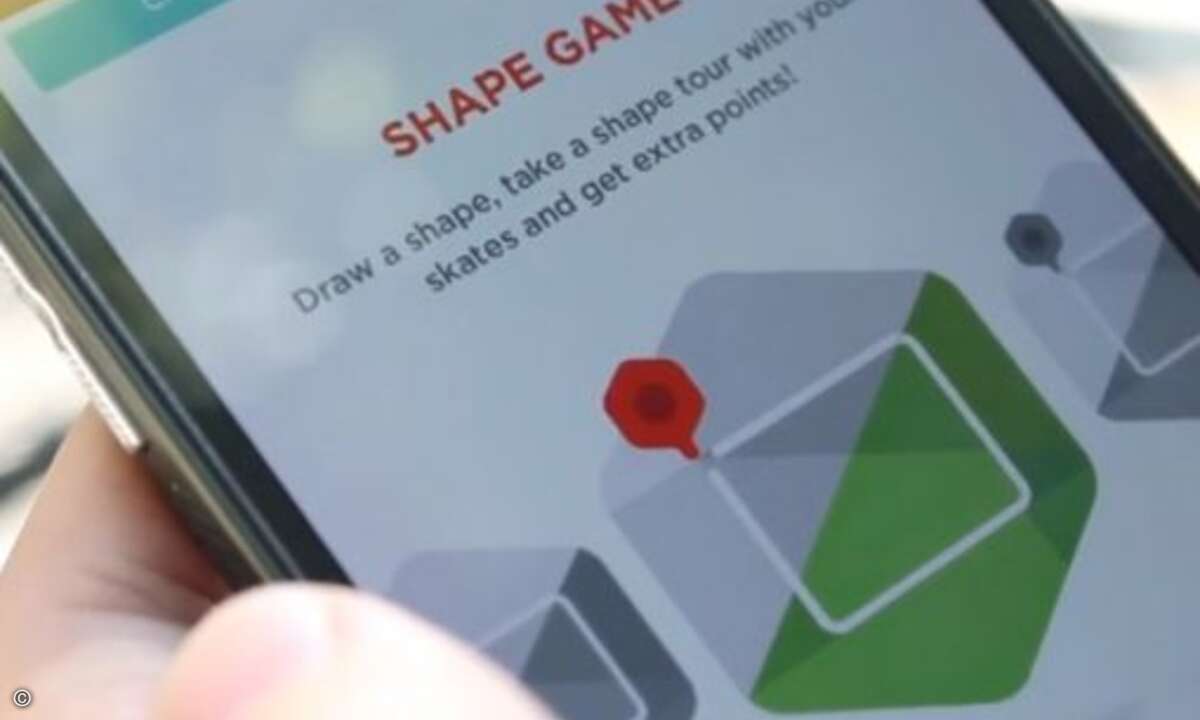 Natürlich gibt es zu den RocketSkates auch eine App. (Foto: Acton, Inc.)