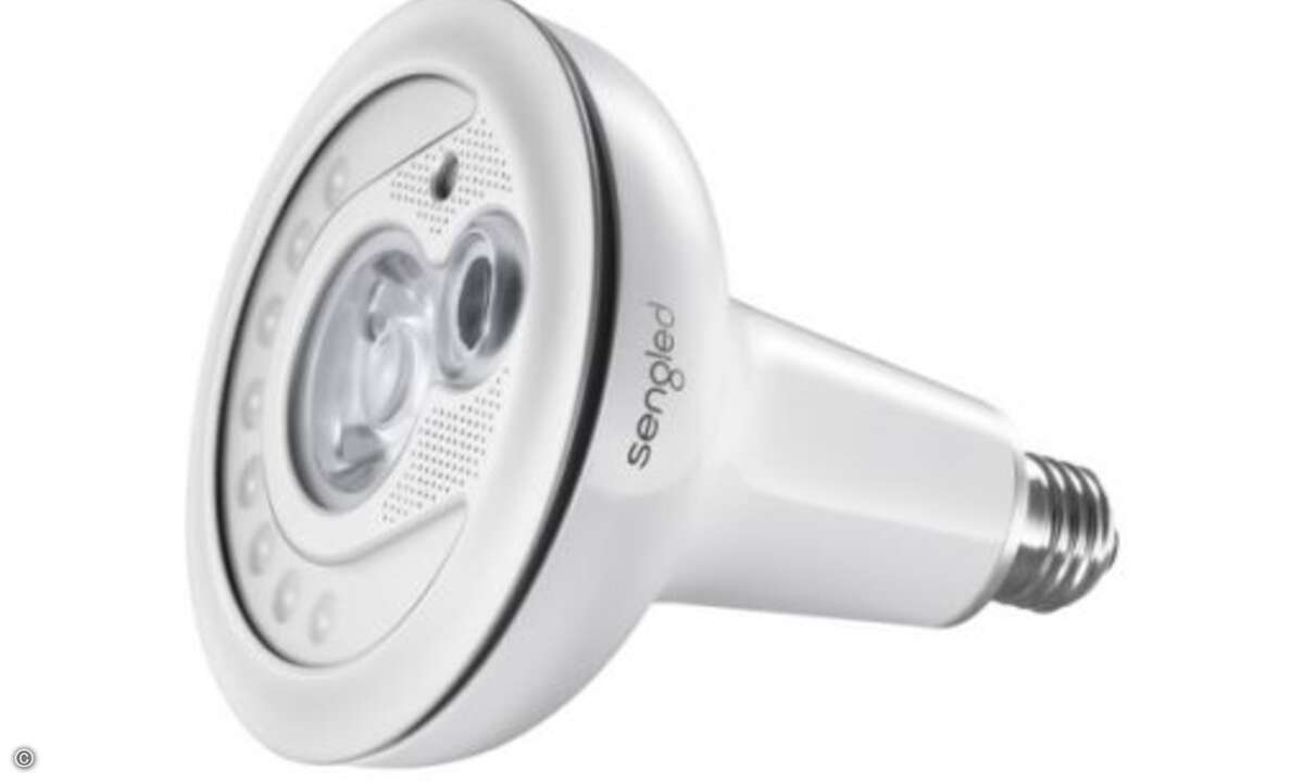 Snap: LED-Leuchte mit HD-Kamera (Foto: Sengled)