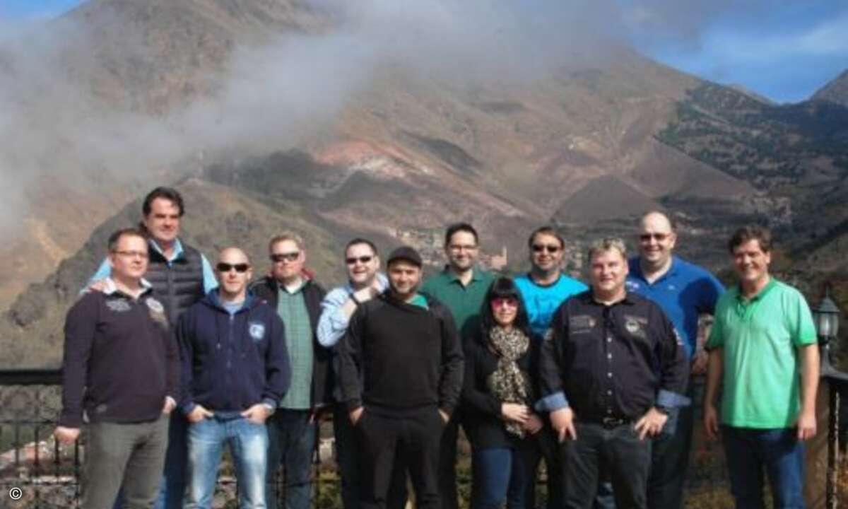 Die Gewinner des Incentives »Goldgräberstimmung« der Telekom und der Fachhandelskooperation Aetka begaben sich auf eine Reise nach Marrakesch (Bild: Aetka)