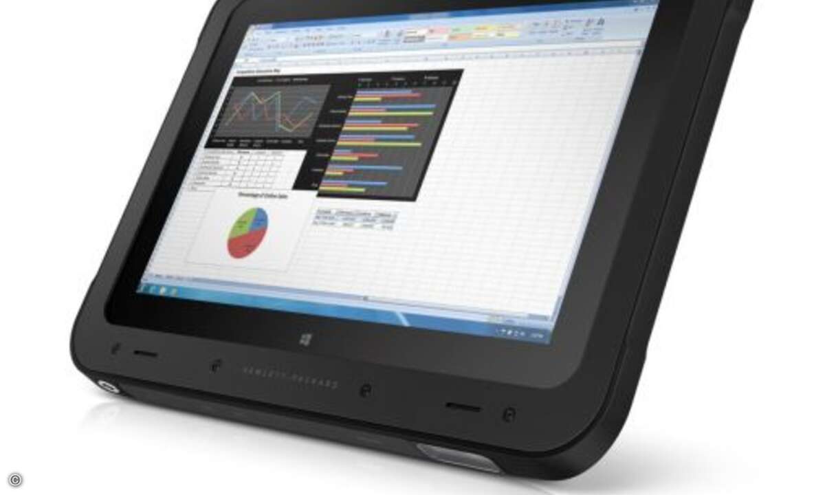 HP bietet das »HP ElitePad 1000 G2« in einer besonders robusten Ausführung auch als Rugged-Tablet an (Bild: HP)