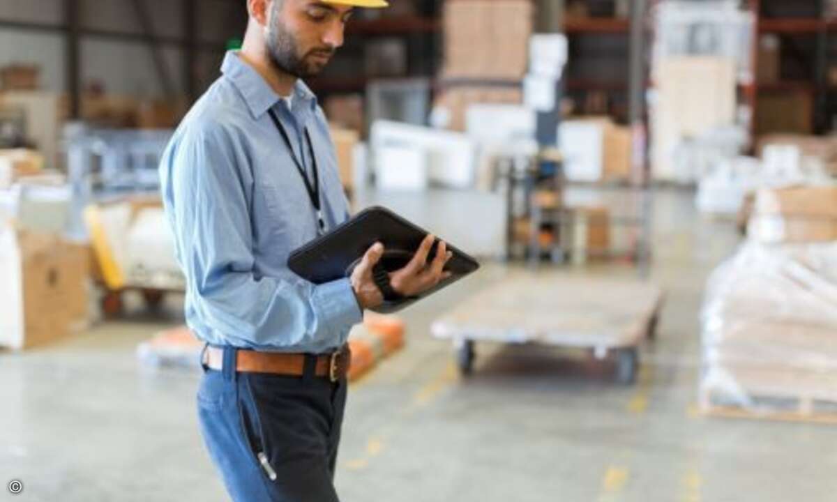 In der rugged-Ausführung ist das »HP ElitePad 1000 G2« auf Baustellen oder in der Produktion einsetzbar(Bild: HP)