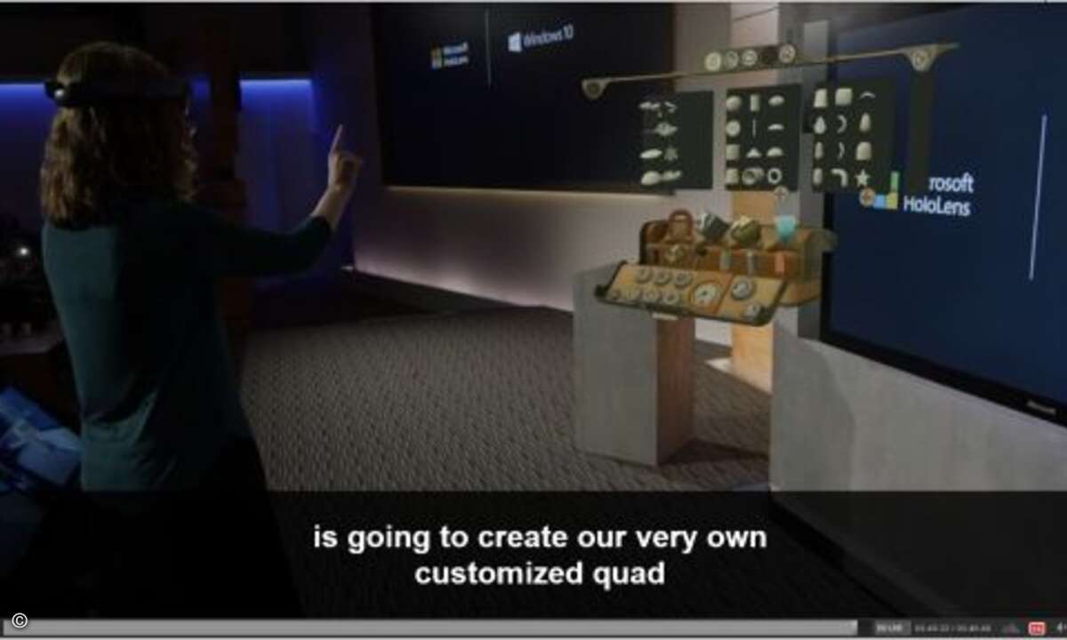 Oder sich mit einem Baukasten... (Bild: Screenshot Microsoft Livestream)