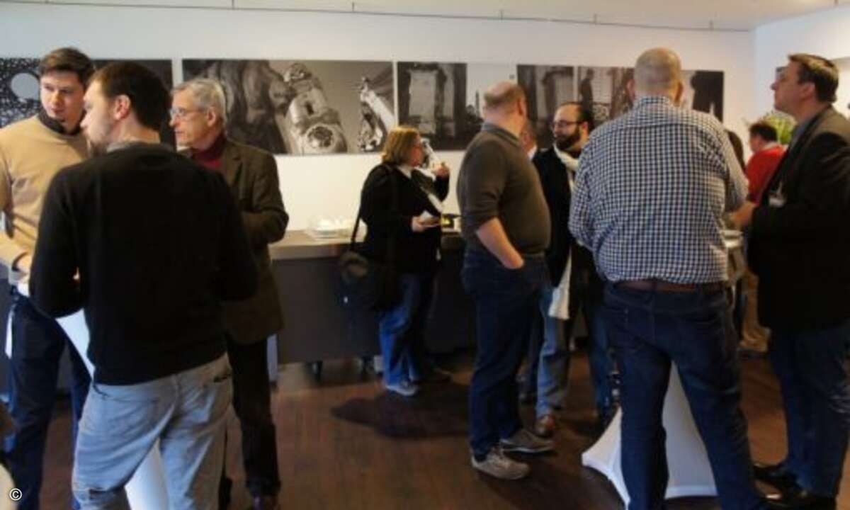 Zwischen den Vorträgen gab es Zeit für Networking und Erfahrungsaustausch (Foto: CRN)