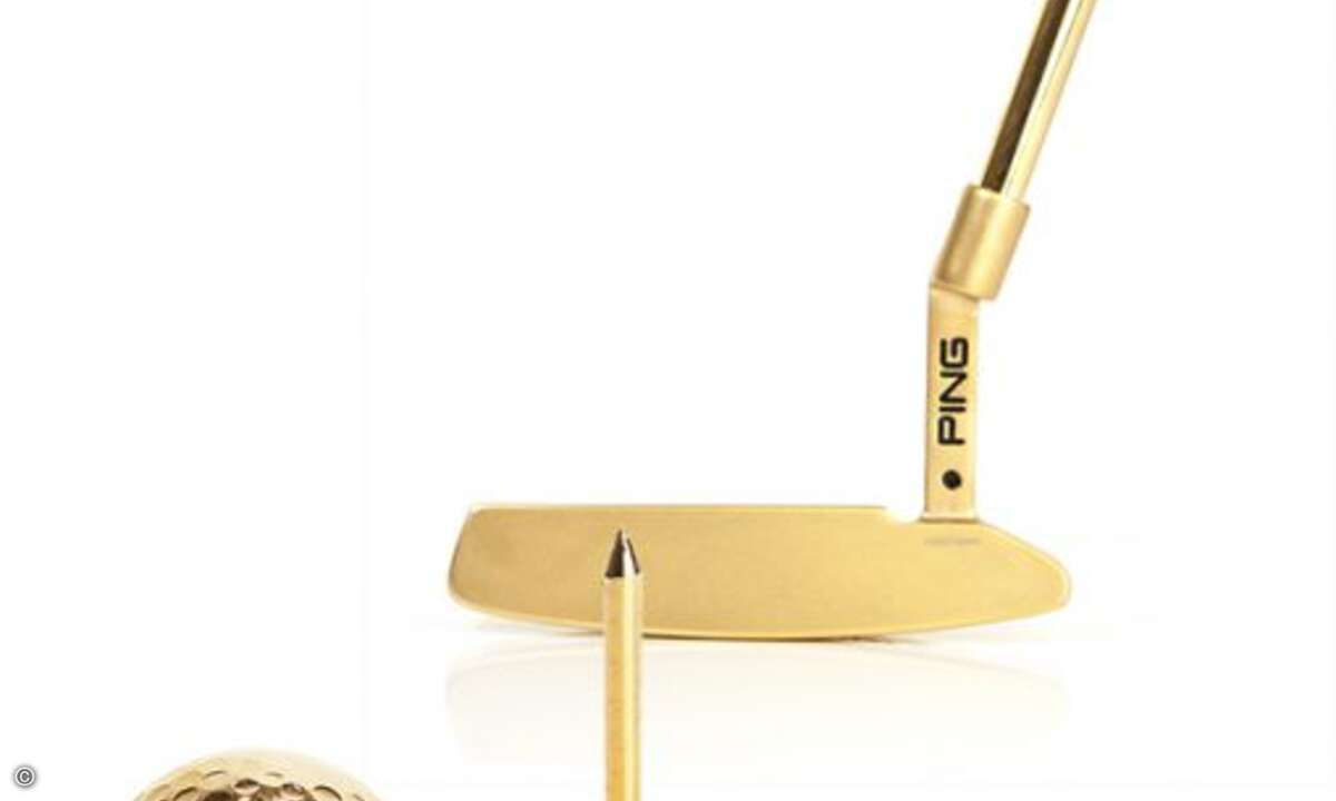 Es gibt nichts, was die Veredler auf Wunsch nicht vergolden würden. Sei es das Golfset des reichen Scheichs,... (Foto: Gold Genie)
