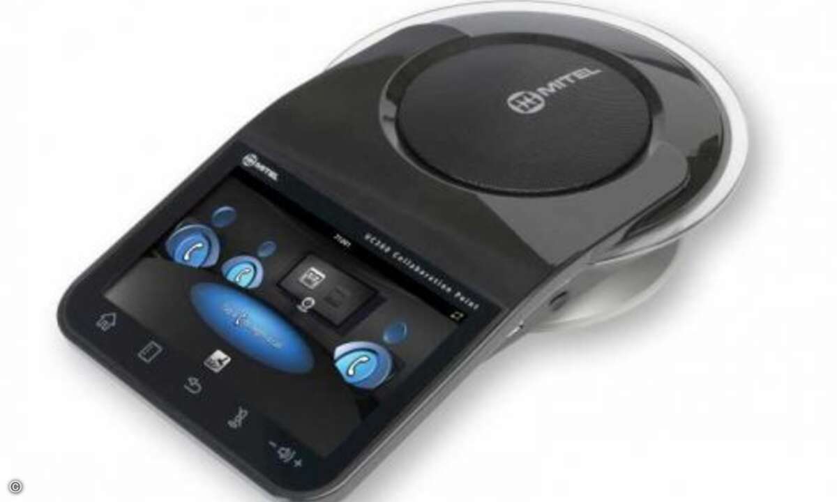 Das MiVoice Video Phone von Mitel soll Video und Collaboration auch in bestehende Systeme integrieren und zum Teil der täglichen Arbeit machen. Mit wenigen Klicks zur neuen Art der Kommunikation (Foto: Mitel)